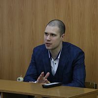 Встреча студентов колледжа с представителем Пограничного управления ФСБ России по Сахалинской области